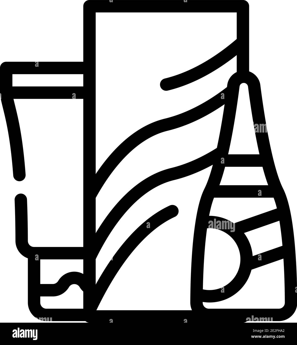 soap and hand cleanser line icon vector illustration Stock Vector Image ...