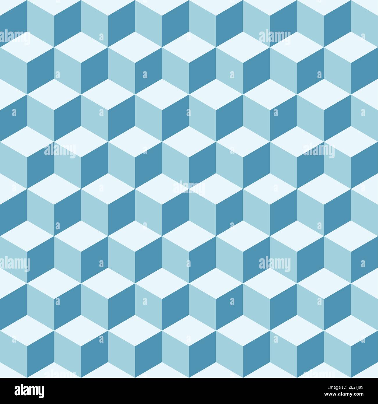 Seamless pattern - abstract multicolored geometric cubes. Perfect color combination background. Stock Vector