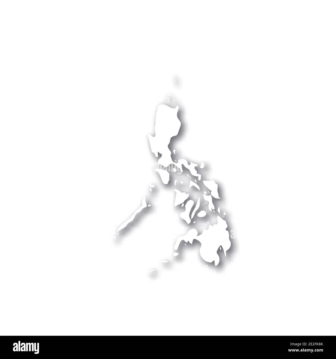 Philippine Map Drawing 3d Philippines - White 3D Silhouette Map Of Country Area With Dropped Shadow  On White Background. Simple Flat Vector Illustration Stock Vector Image &  Art - Alamy