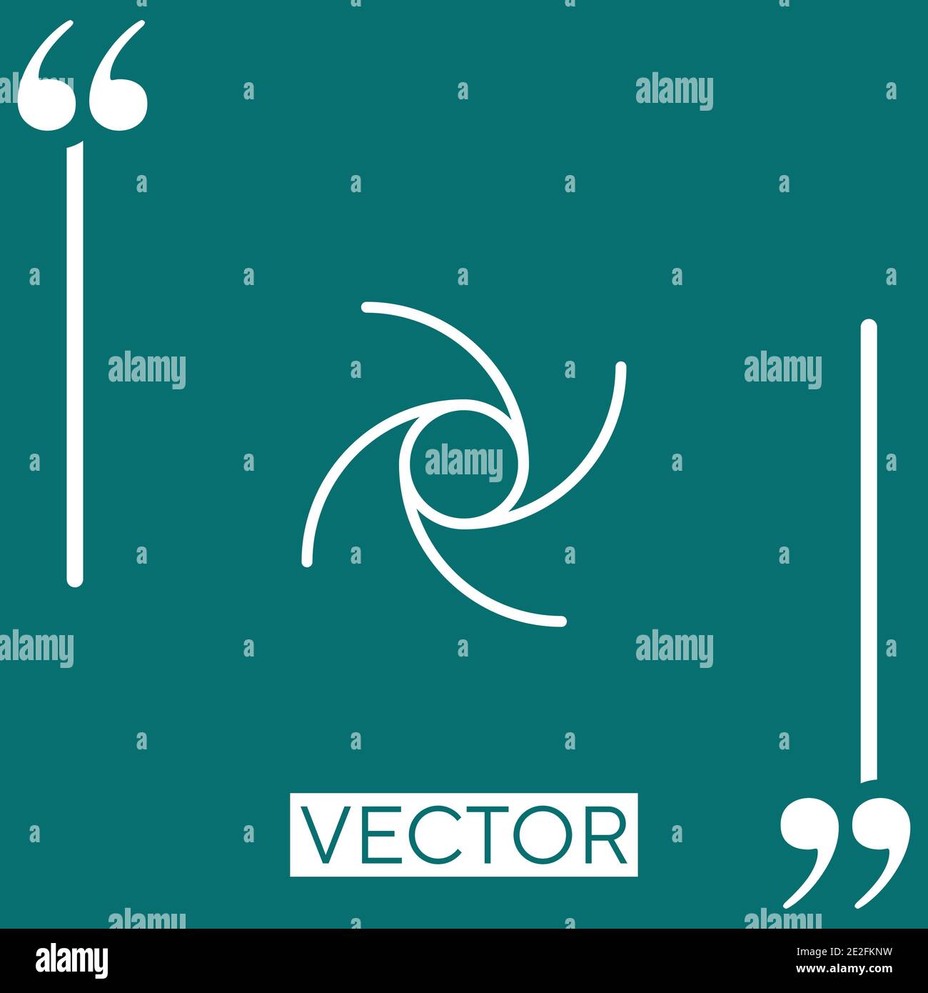 hurricane vector icon Linear icon. Editable stroked line Stock Vector