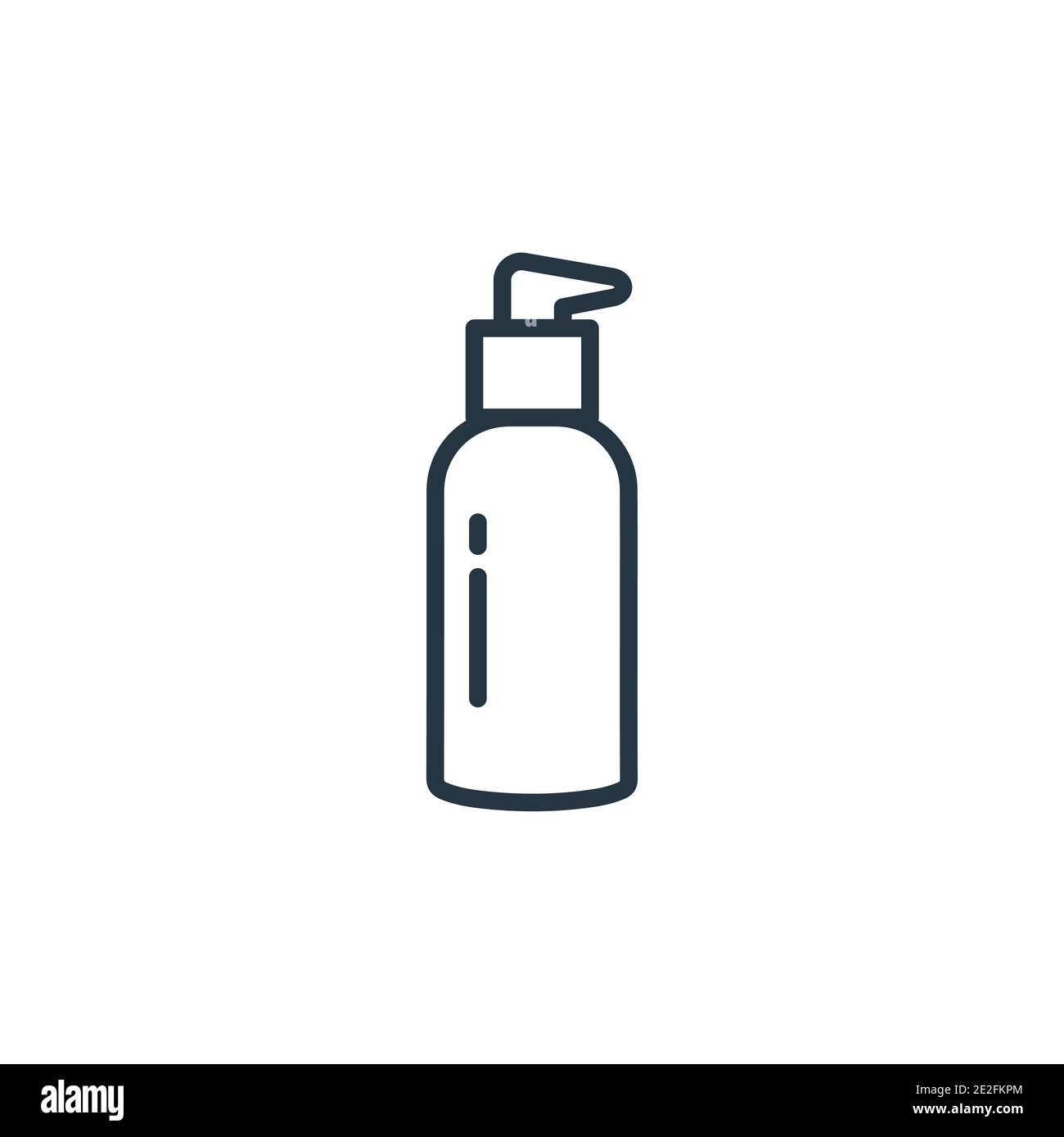 Emulsion outline vector icon. Thin line black emulsion icon, flat ...