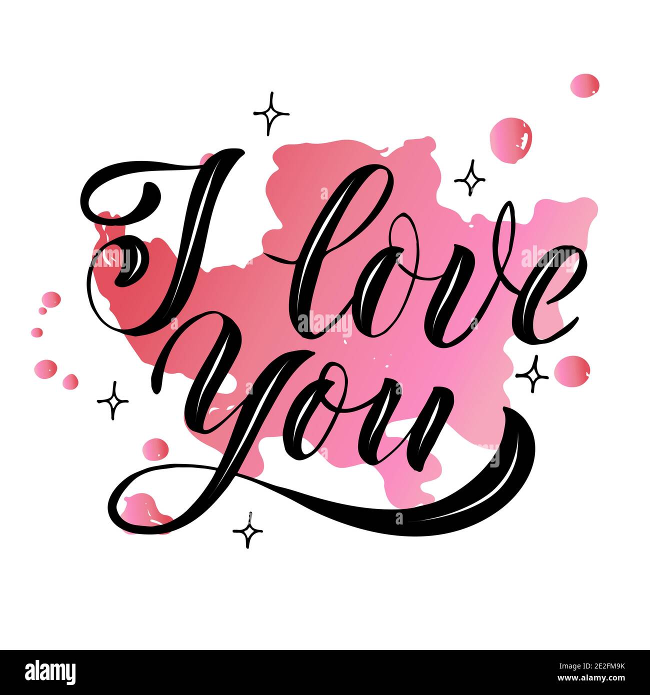 I love you Stock Vector