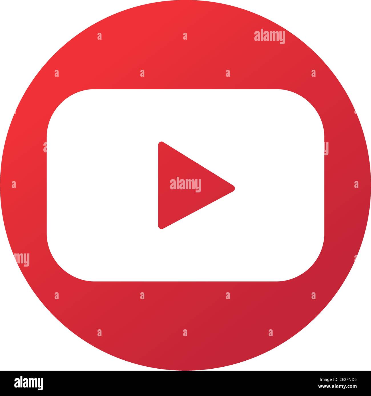 Youtube Logo Symbol Icon Over White Background Colorful Design Vector Illustration Stock Vector Image Art Alamy