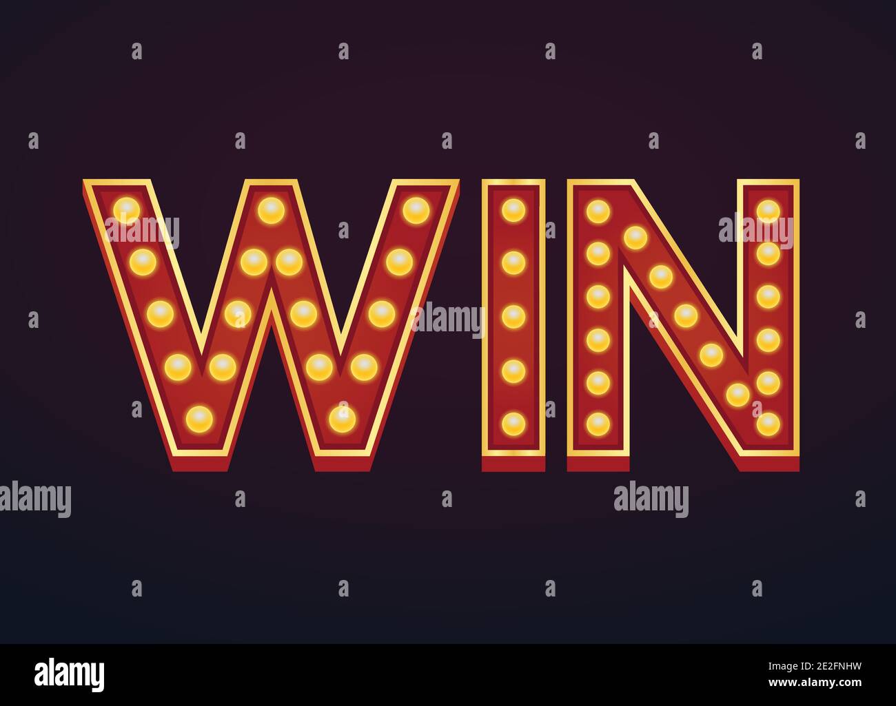 Win alphabet Stock Vector Images - Alamy