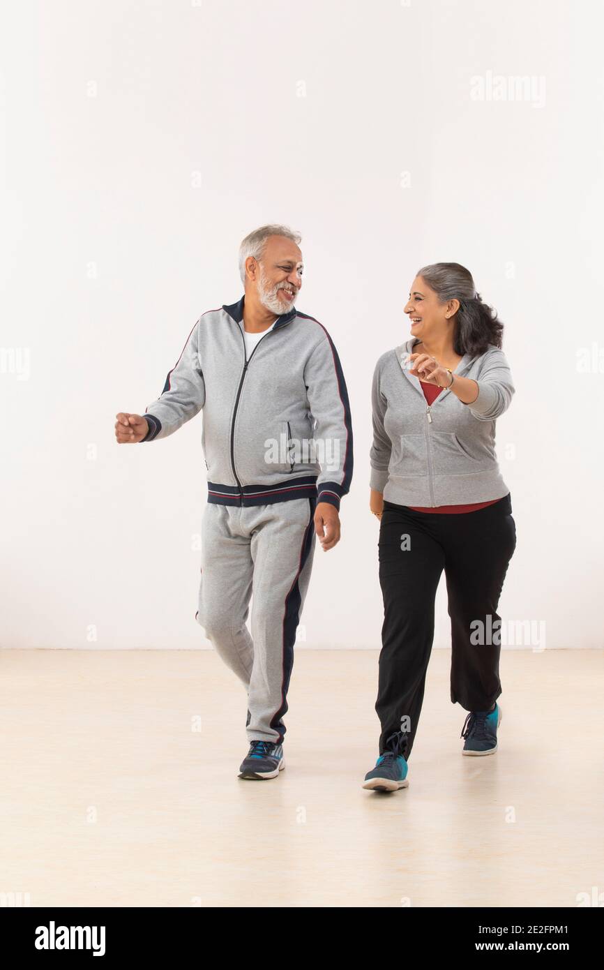 Indian woman walking suit hi-res stock photography and images - Alamy