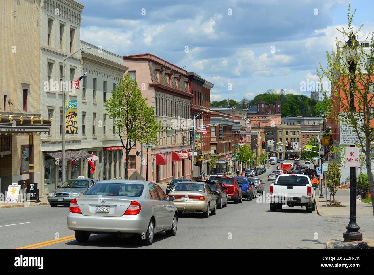 Downtown bangor maine hires stock photography and images Alamy