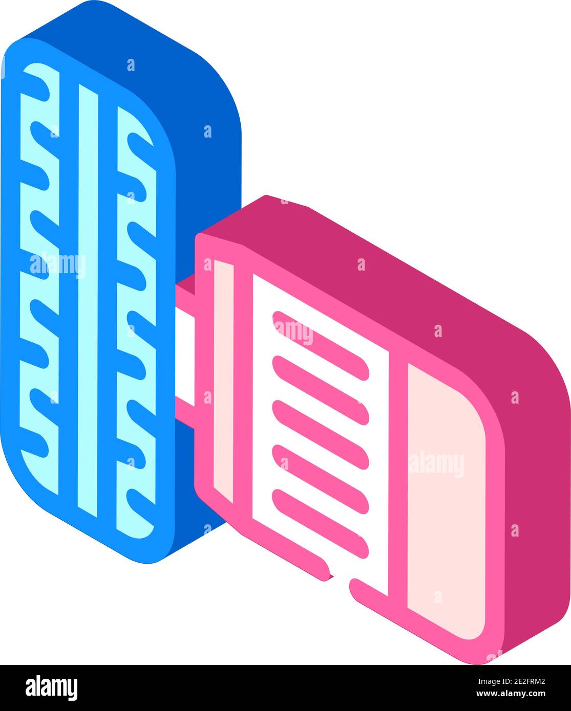 electric motor on wheel isometric icon vector illustration Stock Vector ...