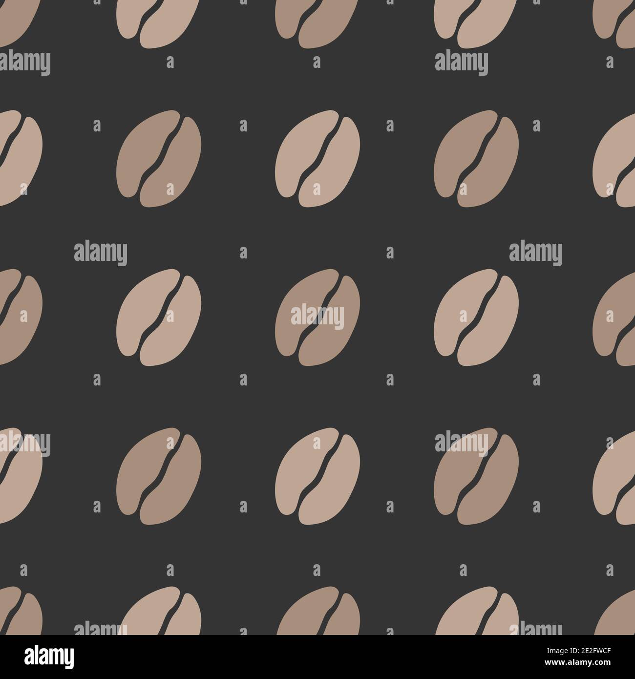 Seamless Coffee Pattern Background. Vector Illustration Stock Vector ...