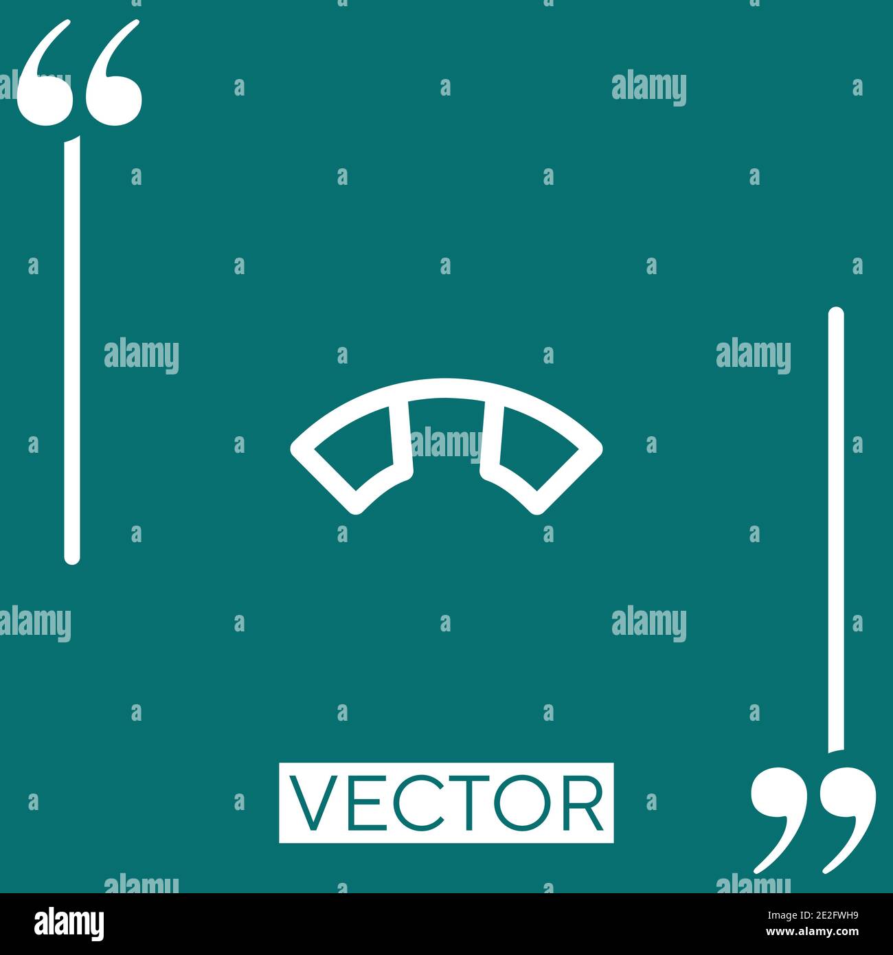 End call vector icon Linear icon. Editable stroke line Stock Vector
