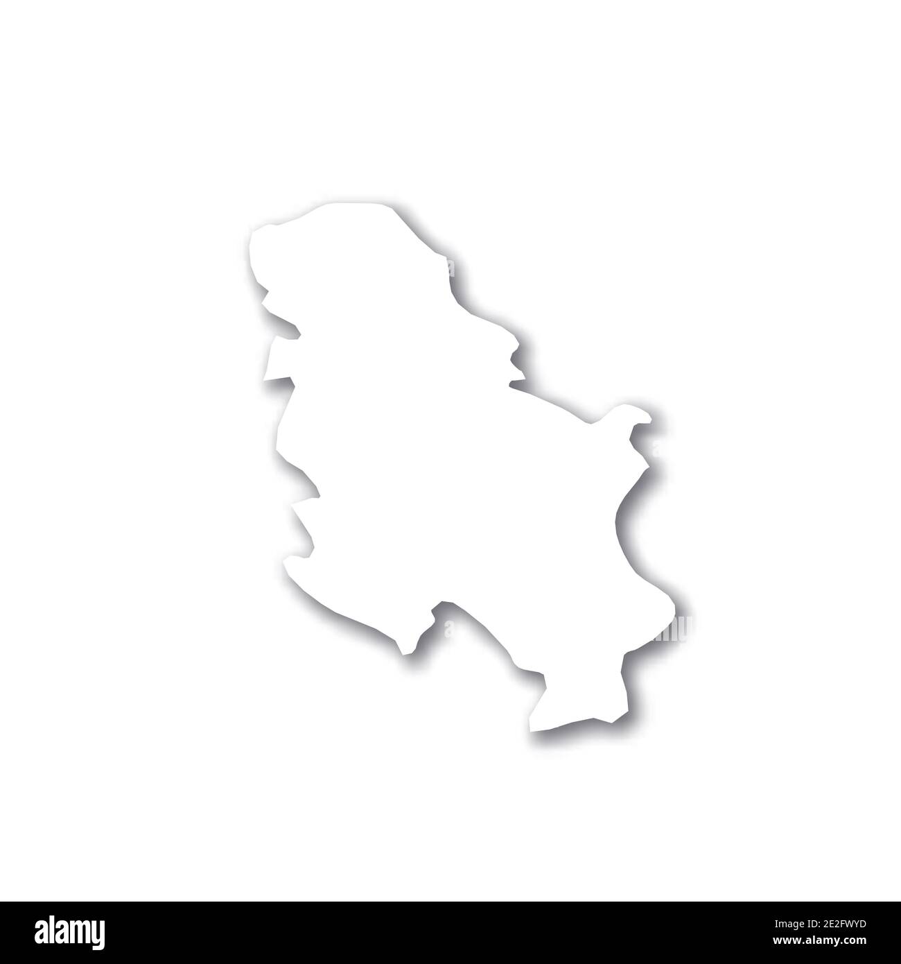 cartina serbia - 7 Country serbia map hi-res stock photography and images - Page 3 - Alamy