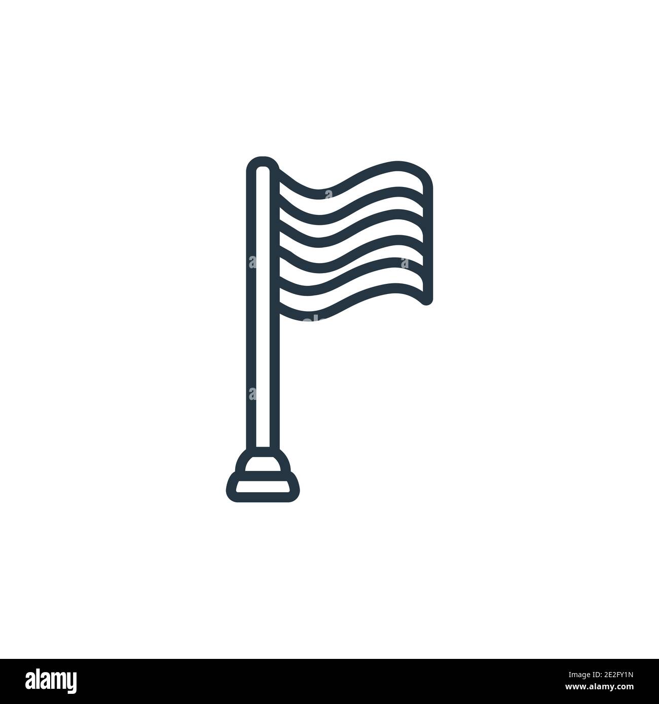 Patriot outline vector icon. Thin line black patriot icon, flat vector simple element illustration from editable army concept isolated on white backgr Stock Vector