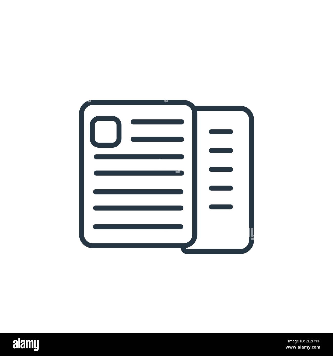 Paper graphic outline vector icon. Thin line black paper graphic icon ...