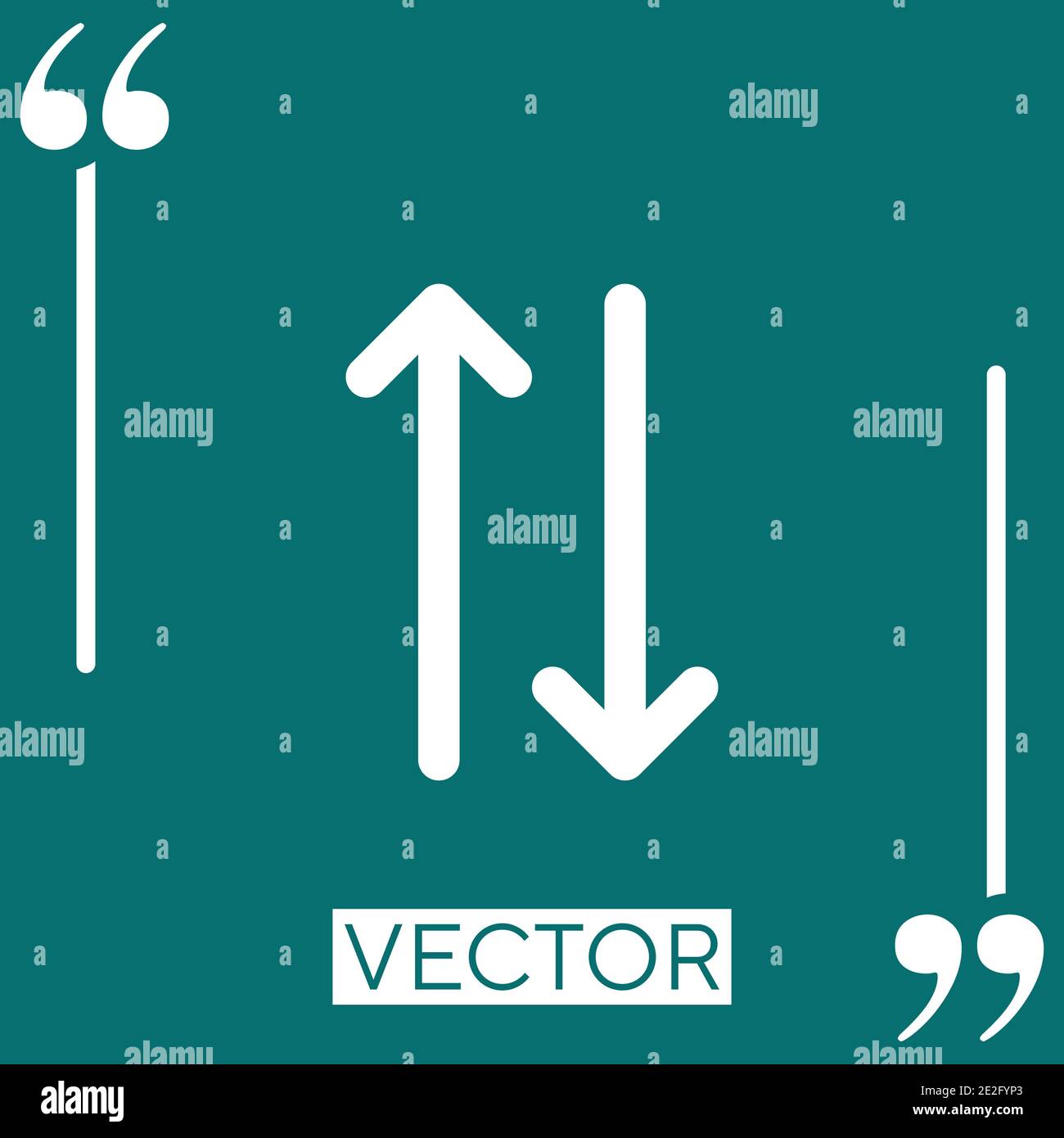 sort vector icon Linear icon. Editable stroke line Stock Vector