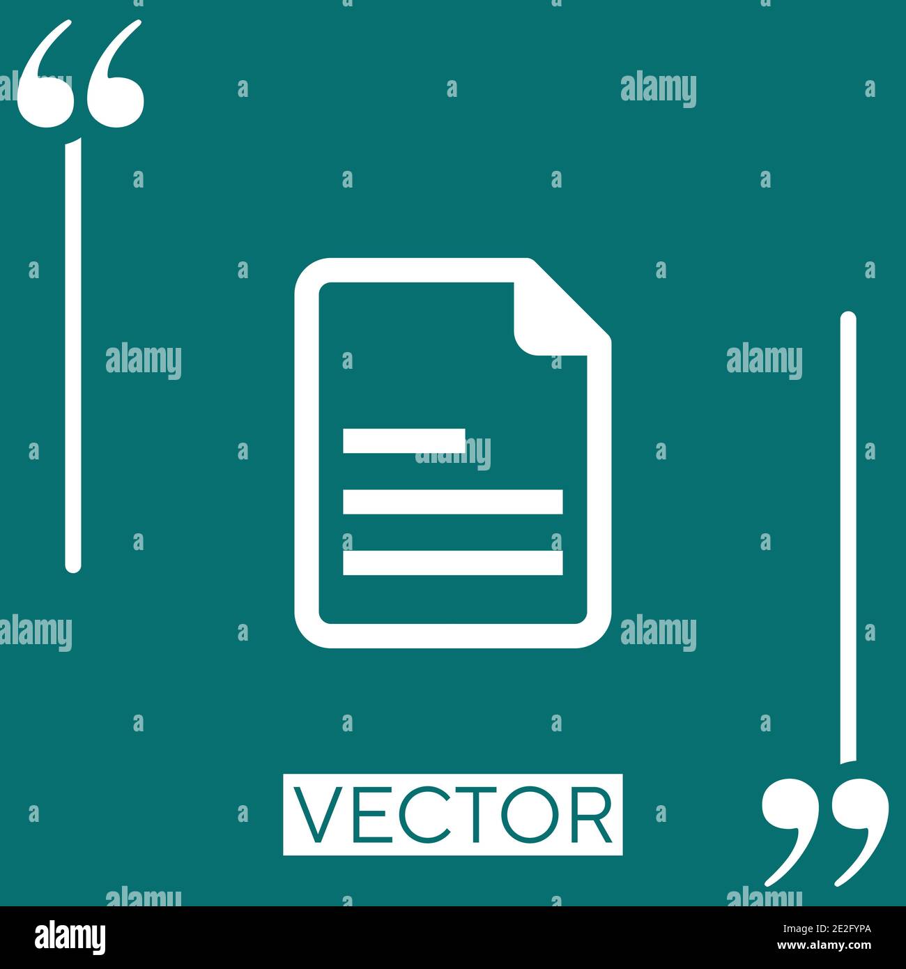 files Linear icon. Editable stroke line Stock Vector