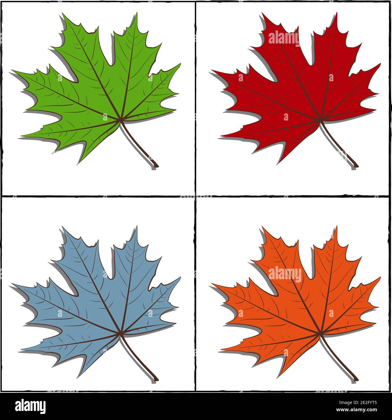 Four Seasons Stock Vector