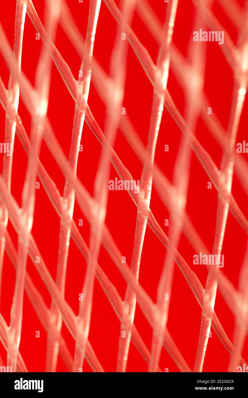 network on red background cover Stock Photo