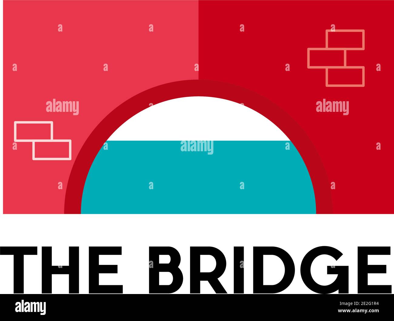 Vector abstract bridge, connection concept Stock Vector Image & Art Alamy