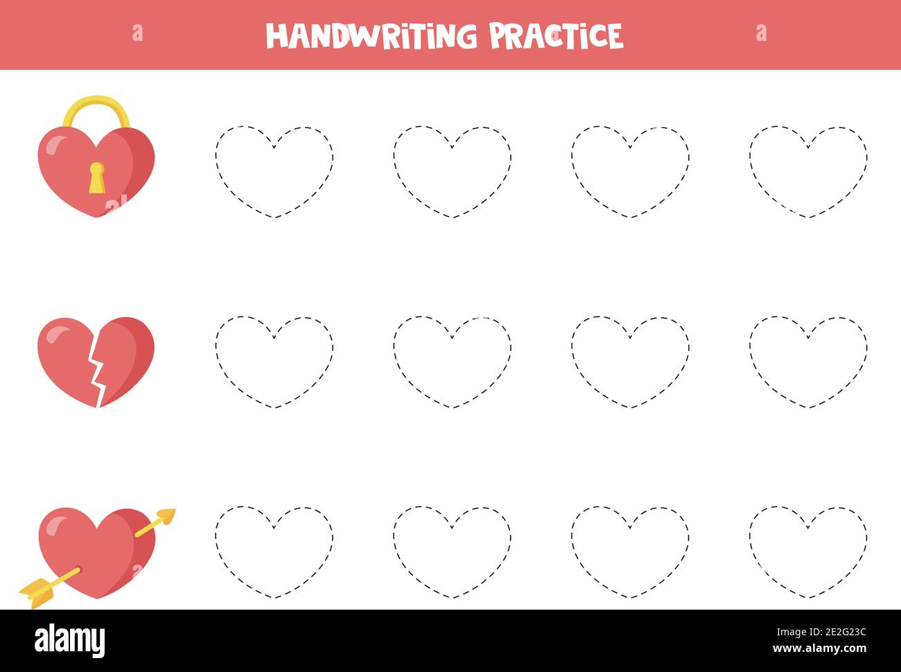 Arrow tracing for kids hires stock photography and images Alamy