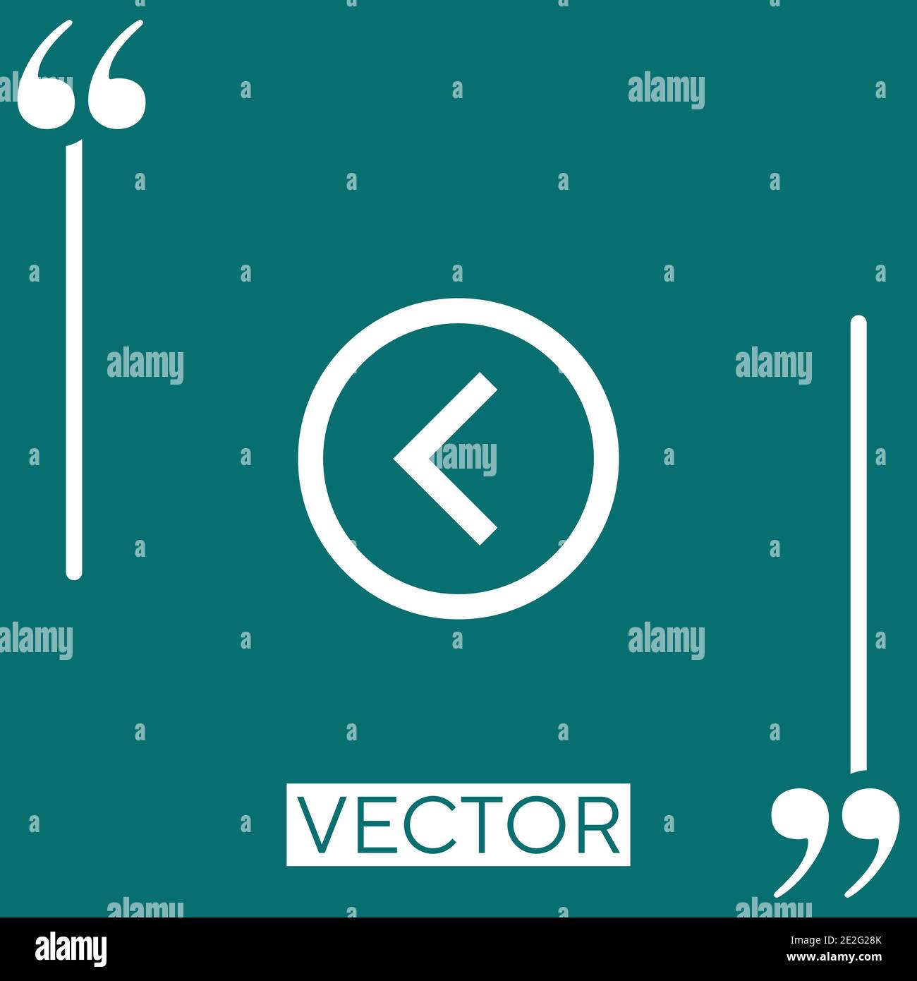 chevron vector icon Linear icon. Editable stroked line Stock Vector