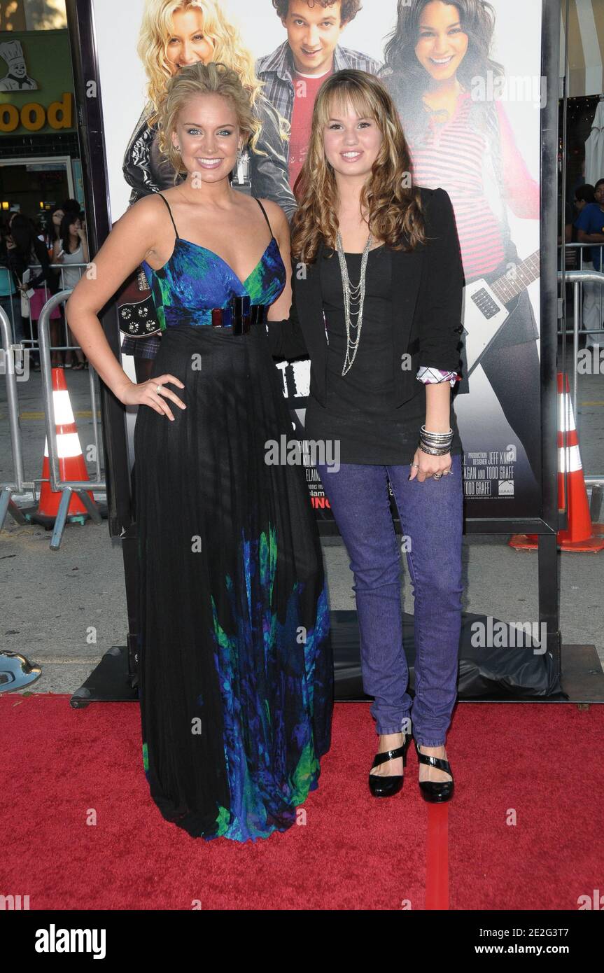 Debby Ryan, Tiffany Thornton at Premiere of 'Bandslam' held at the Mann Village Theatre Westwood, Ca. 06.08.09 Stock Photo