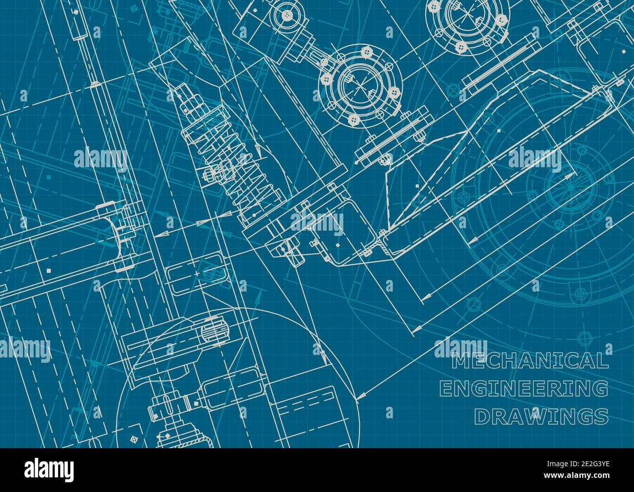 Corporate style. Mechanical instrument making. Technical abstract ...