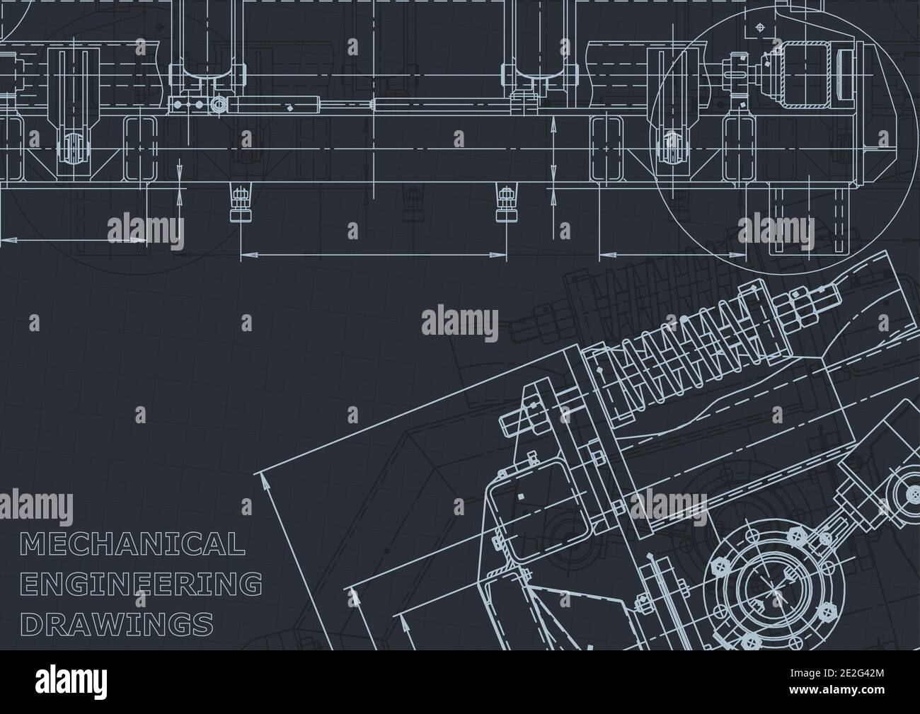 Computer aided design systems. Technical illustration, background ...