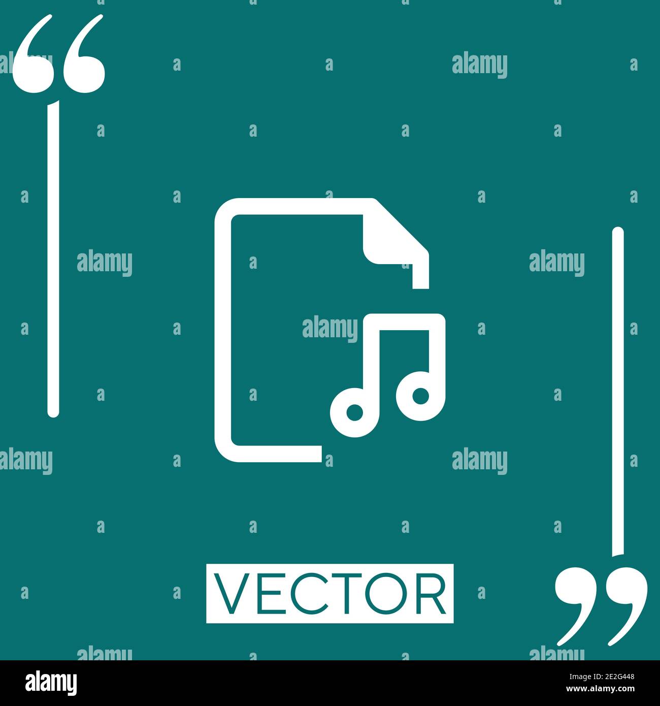 files Linear icon. Editable stroke line Stock Vector