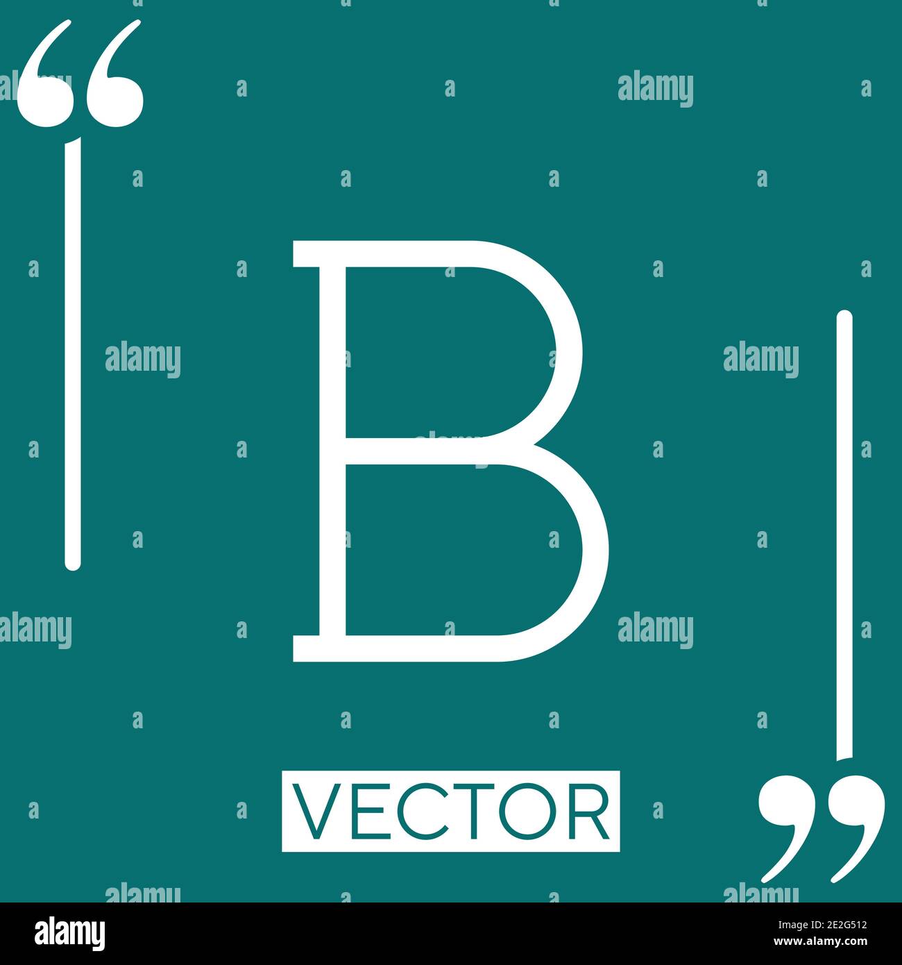 bold vector icon Linear icon. Editable stroke line Stock Vector
