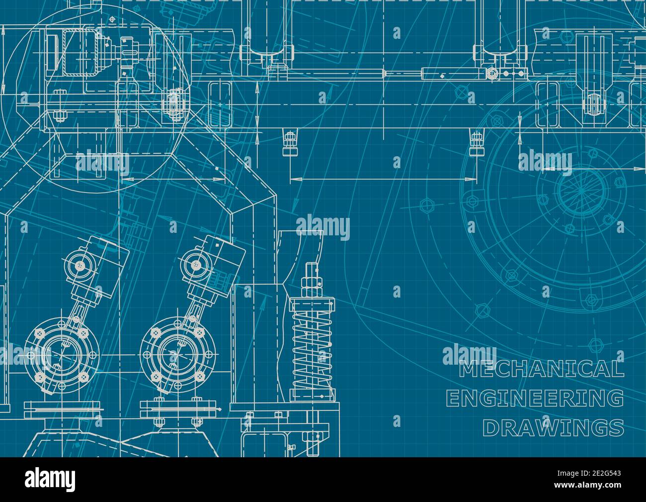 Computer aided design systems. Blueprint. Corporate style Stock Vector ...