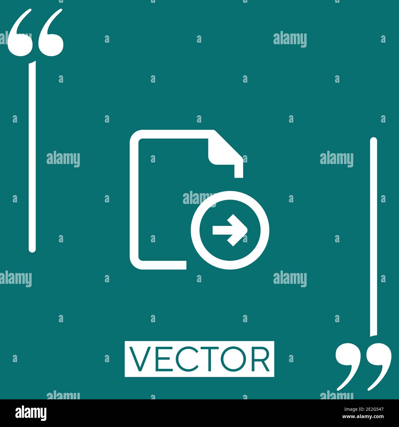 files Linear icon. Editable stroke line Stock Vector