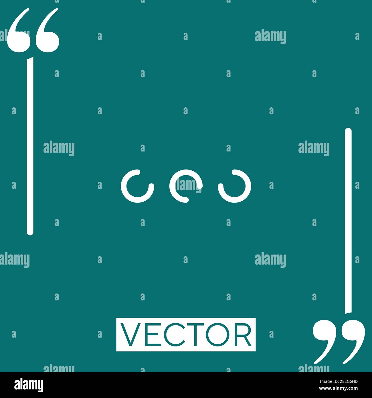 ellipsis vector icon Linear icon. Editable stroke line Stock Vector