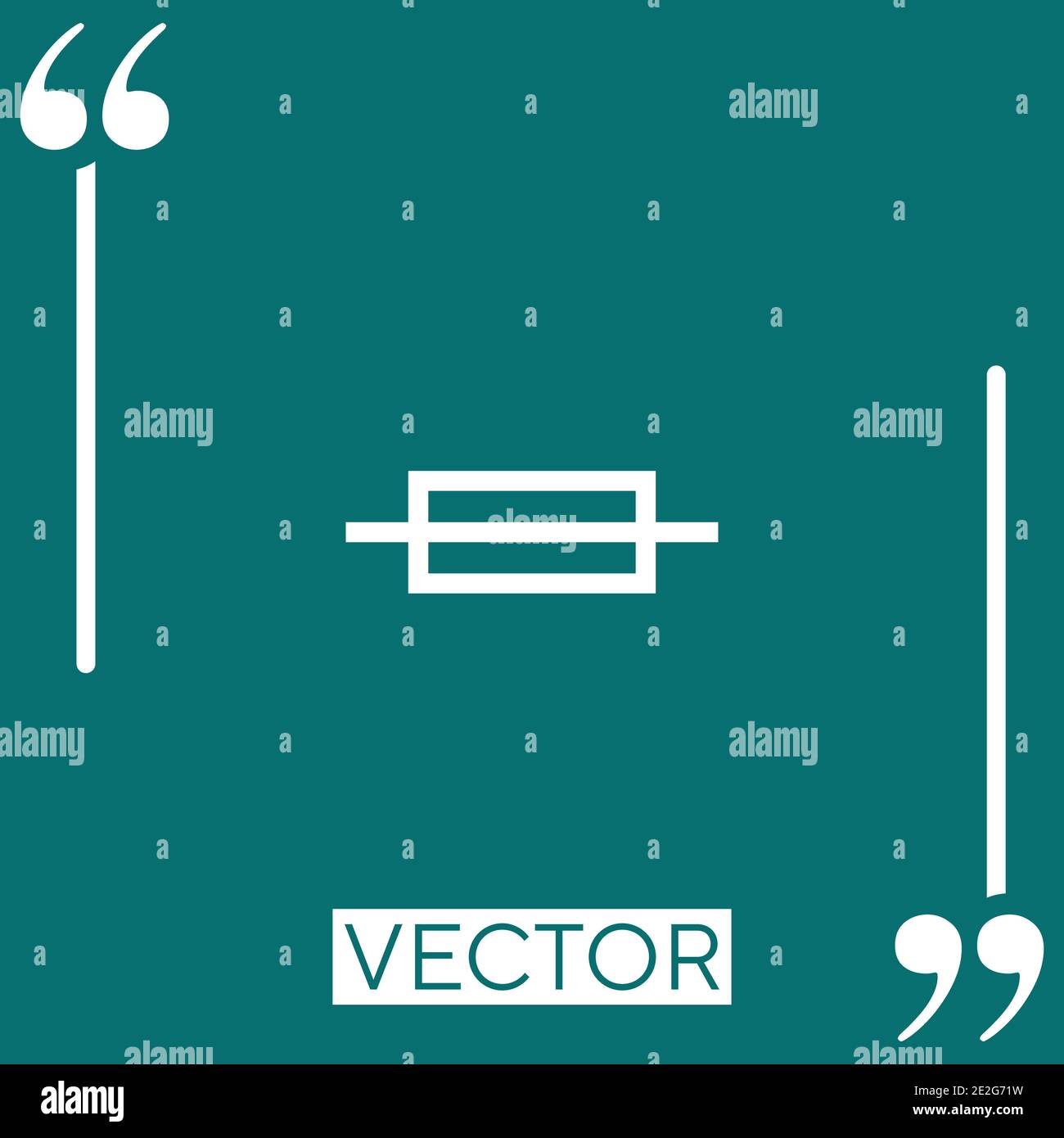 fuse vector icon Linear icon. Editable stroke line Stock Vector