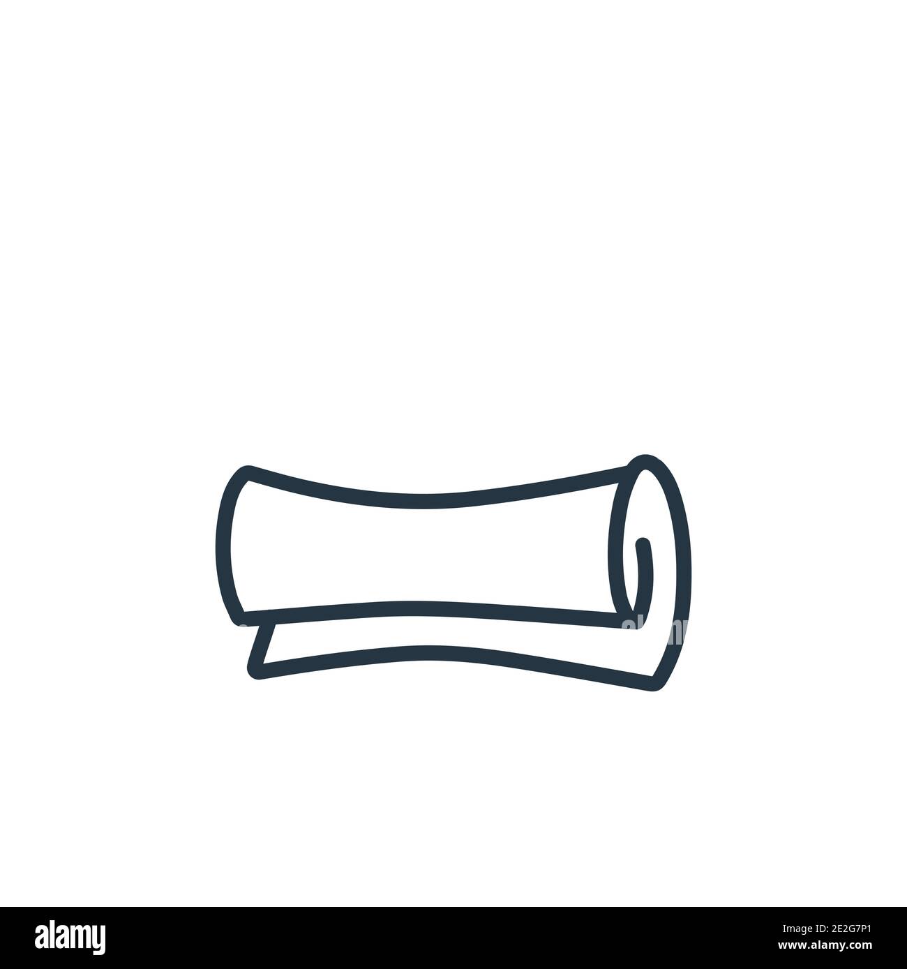 Scrolls outline vector icon. Thin line black scrolls icon, flat vector  simple element illustration from editable asian concept isolated on white  backg Stock Vector Image & Art - Alamy