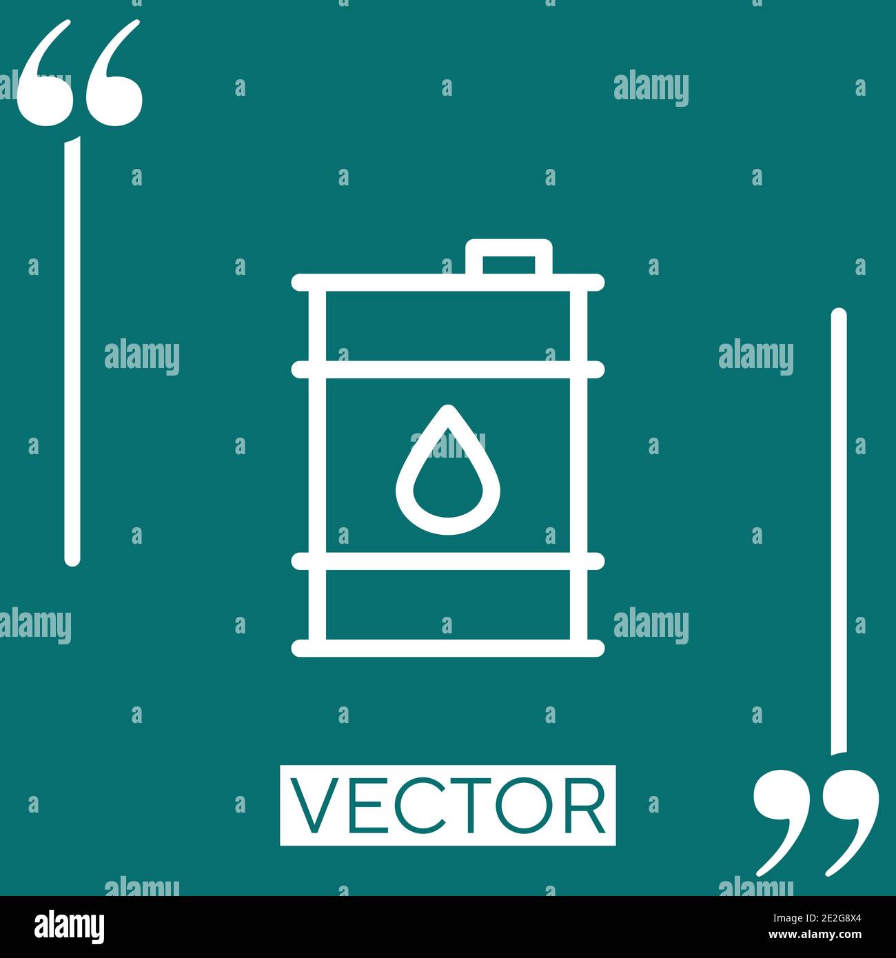 Crude vector icon Linear icon. Editable stroke line Stock Vector