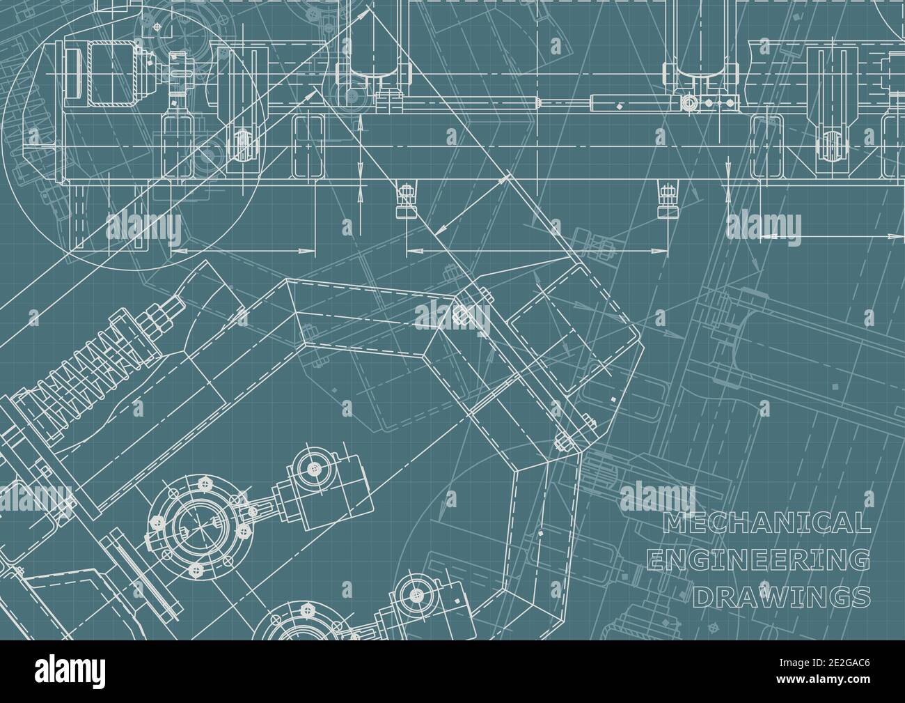 Computer aided design systems. Corporate Identity. Blueprint, scheme ...