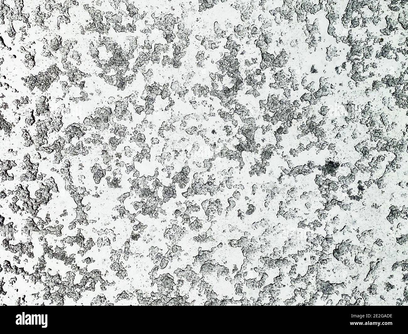 Snow on the glass window Stock Photo