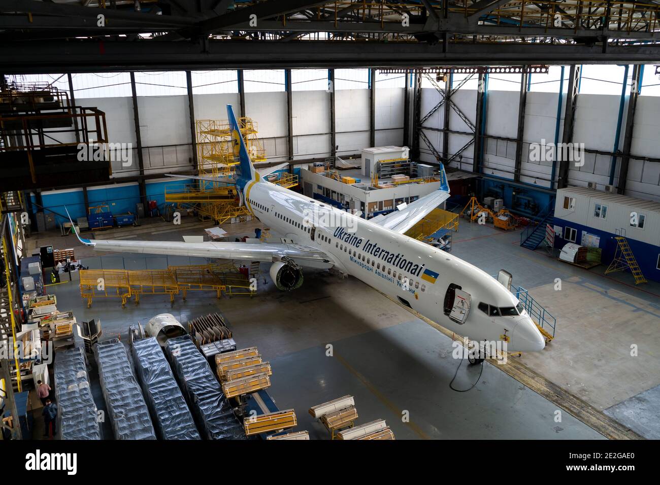 Ukraine, Kyiv - November 25, 2020: Plane Boeing 737-90ER UR-PSL in ...