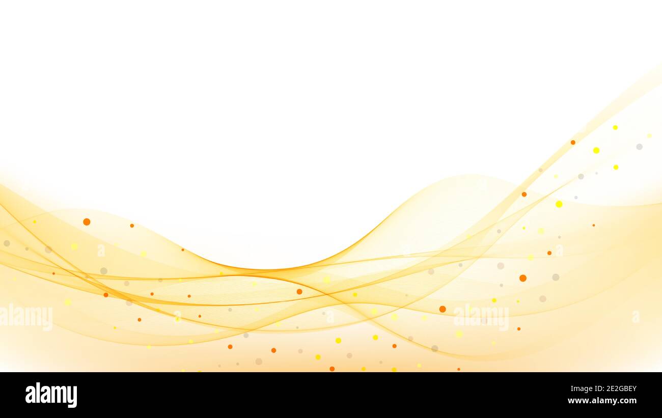Vector abstract smoky waves background, template design Stock Vector