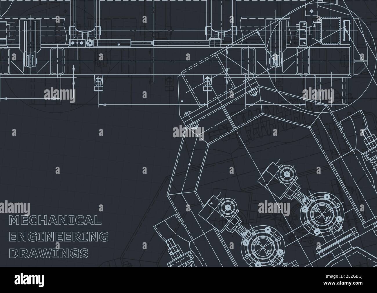 Corporate Identity. Computer aided design systems. Blueprint, scheme ...
