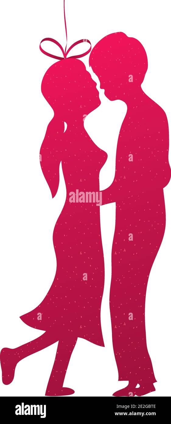 Romantic Kissing Couple Drawing Stock Vector Image & Art - Alamy