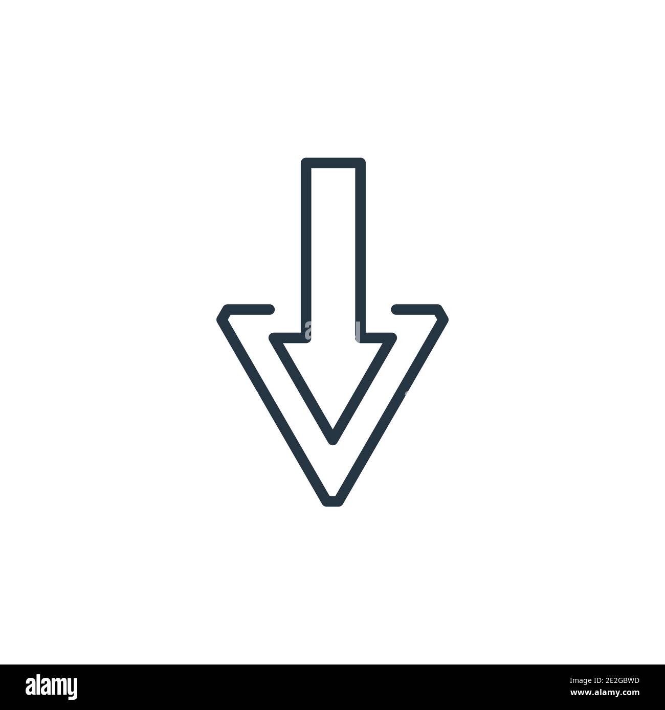 Down Arrow Symbol