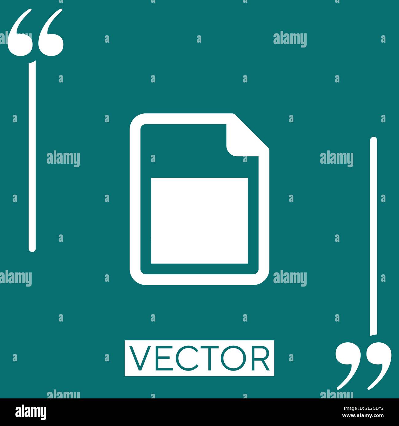 files vector icon Linear icon. Editable stroke line Stock Vector Image ...