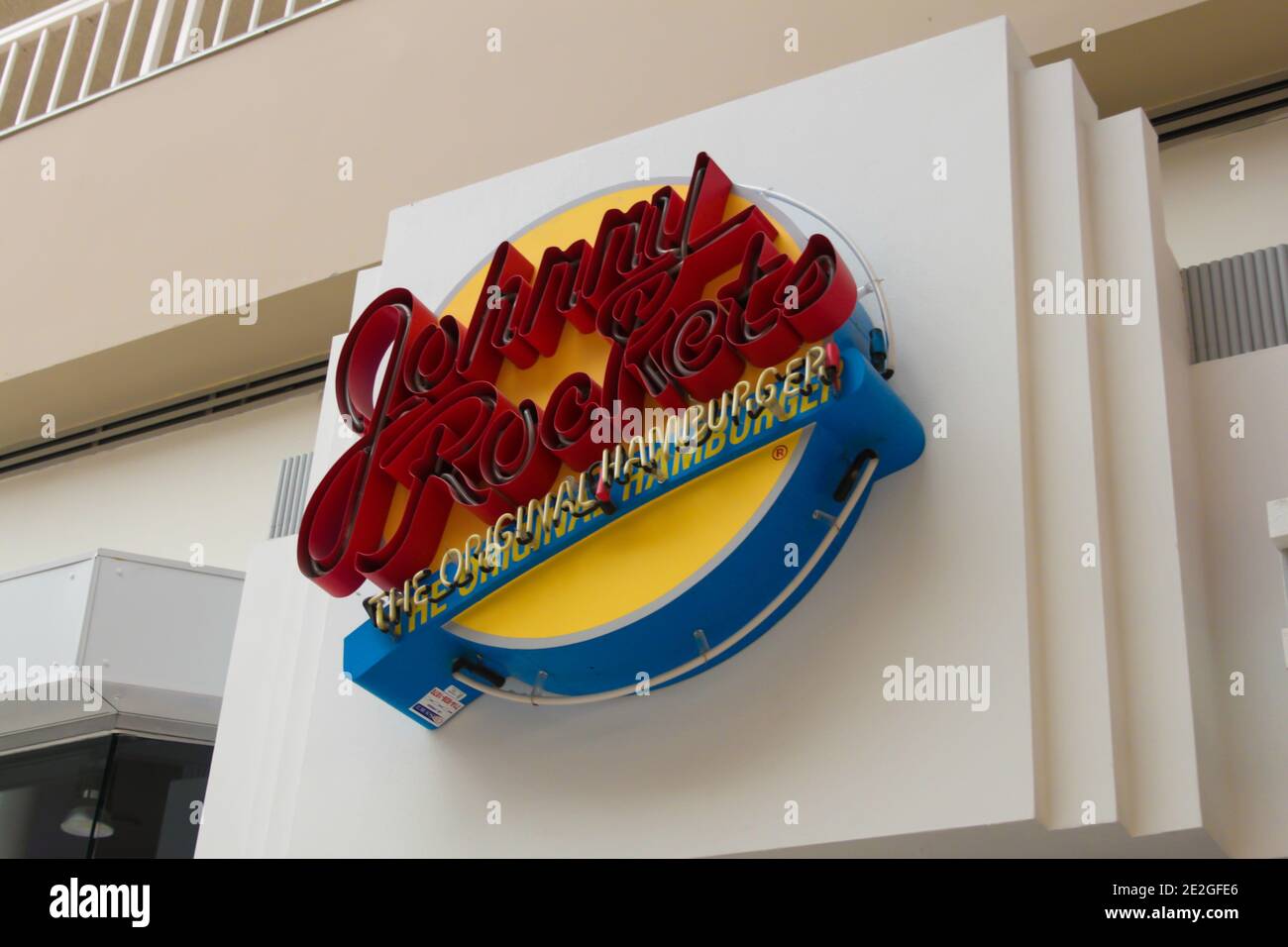 Jognny Rockets Sign Johnny rockets hi-res stock photography and images - Alamy