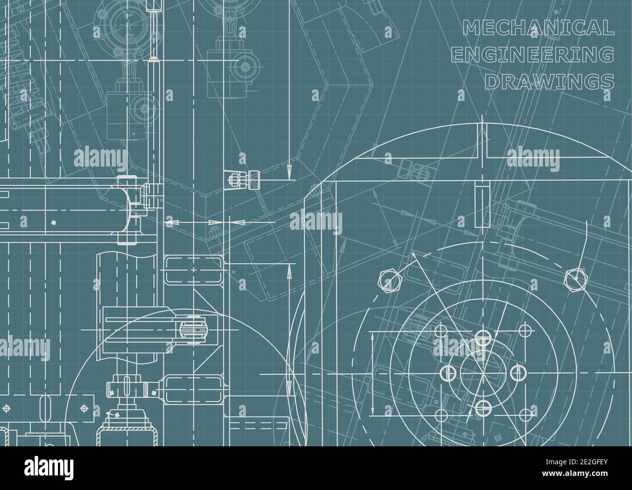 Mechanical instrument making. Technical abstract backgrounds. Technical Corporate Identity Stock Vector
