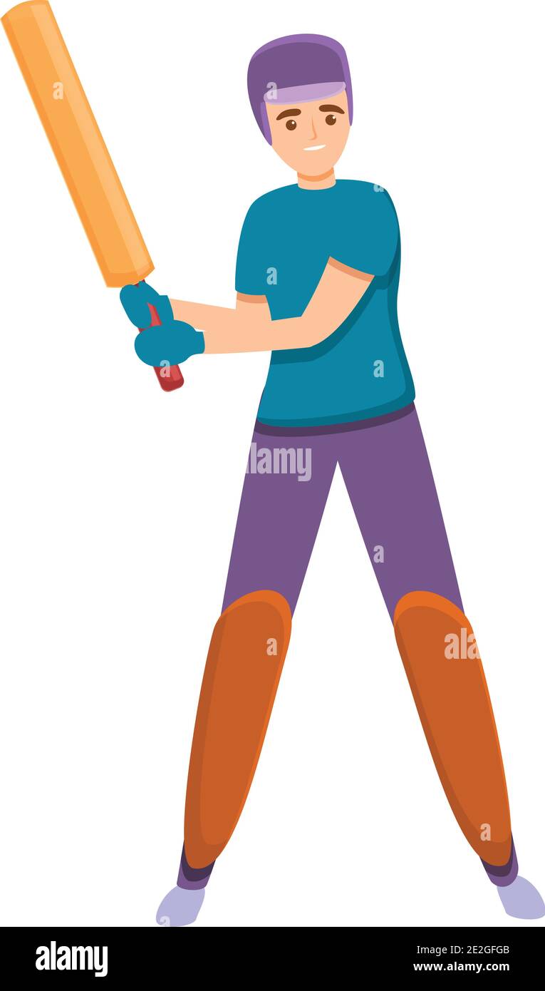 Cricket bat ready icon. Cartoon of cricket bat ready vector icon for web  design isolated on white background Stock Vector Image & Art - Alamy