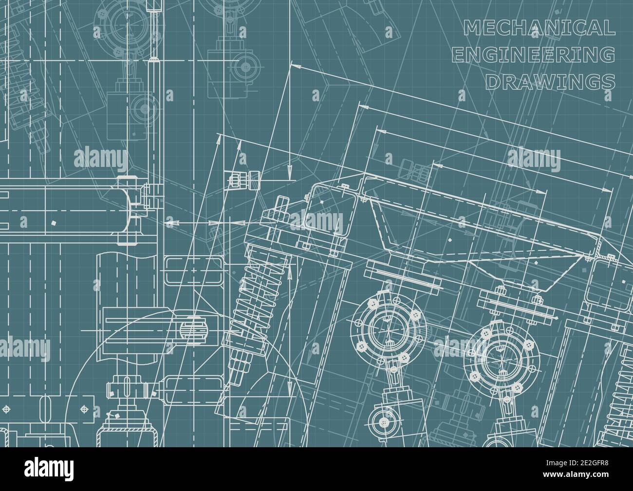 Technical abstract backgrounds. Mechanical instrument making. Technical illustration. Corporate Identity Stock Vector