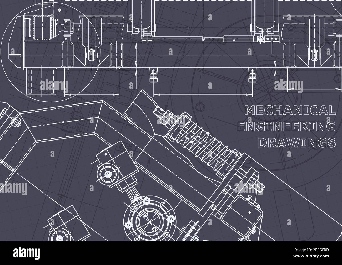 Computer aided design systems. Technical illustrations, backgrounds. Mechanical  engineering drawing. Machine-building industry Stock Vector Image & Art -  Alamy