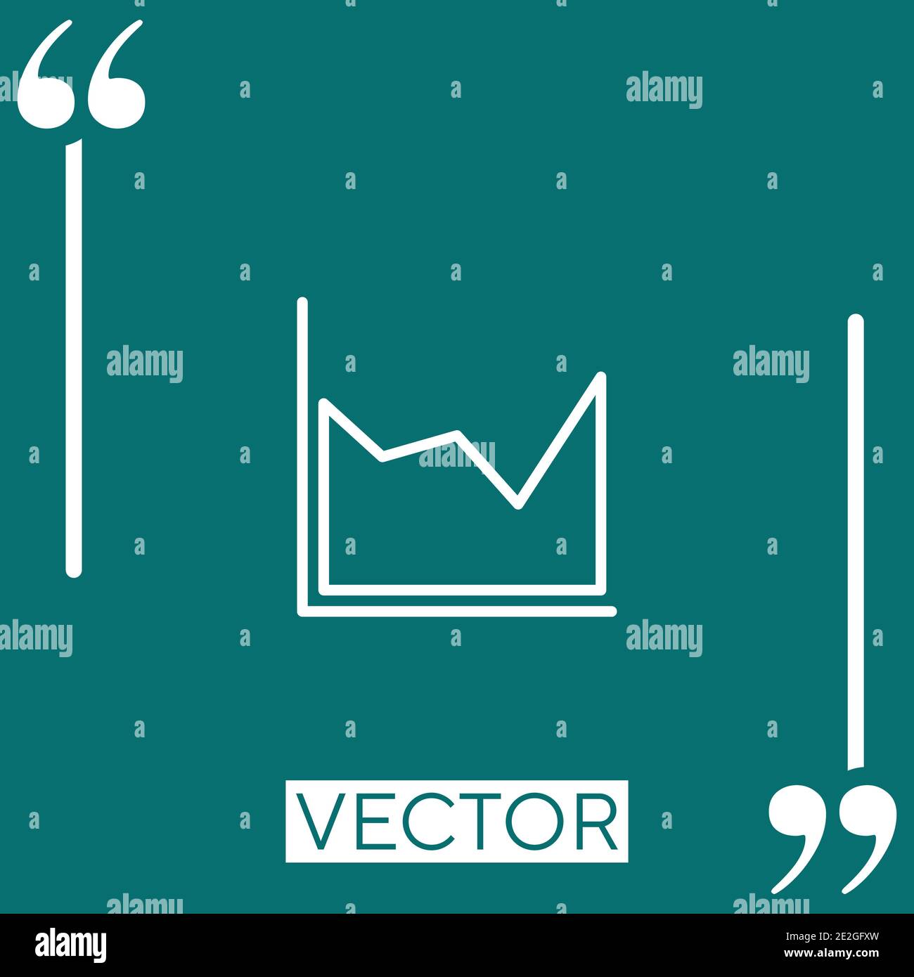 chart Linear icon. Editable stroke line Stock Vector Image & Art - Alamy