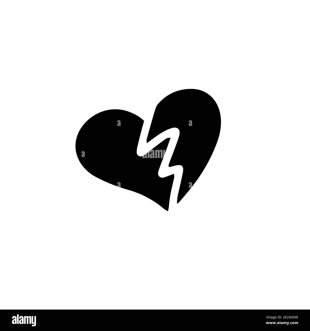 Broken heart Black and White Stock Photos & Images - Alamy