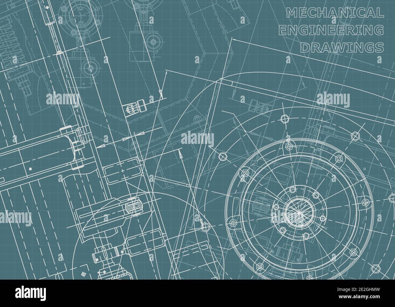 Cover. Vector. Mechanical instrument making.Corporate Identity Stock Vector